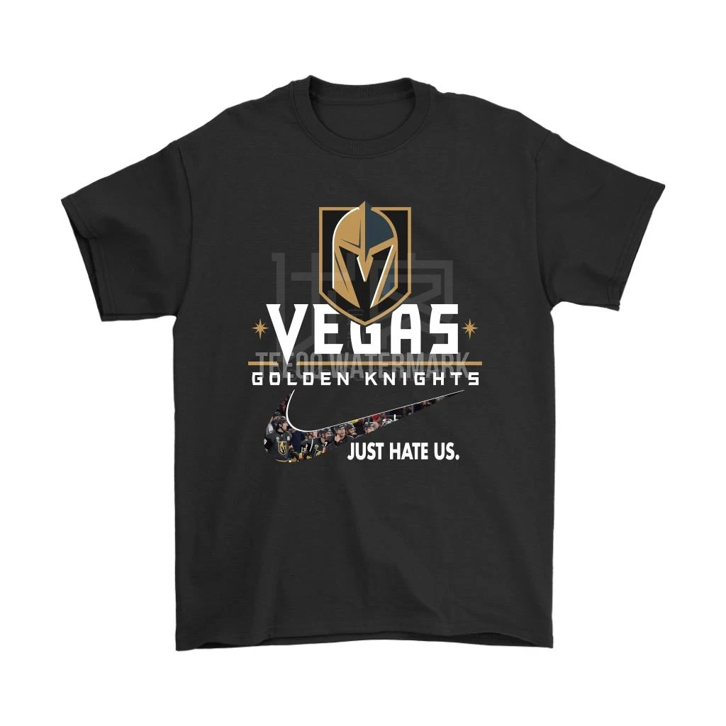 

TEAM VEGAS GOLDEN KNIGHTS X JUST HATE US HOCKEY SHIRTS