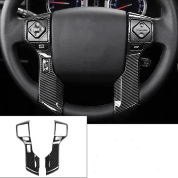 

Durable And Practical ABS Carbon Grain Steering Wheel Overlay Cover Trim For Toyota Tundra 2014-2017