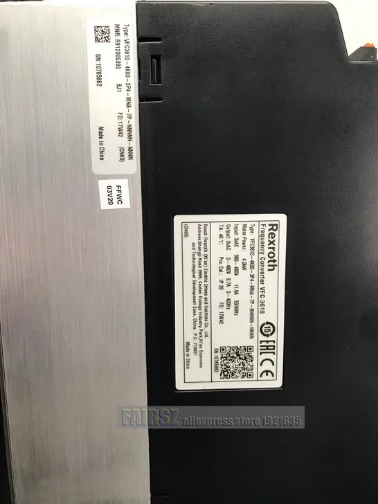 Б/у инвертор Rexroth преобразователь частоты VFC3610-4K00-3P4 4KW VFC 3610