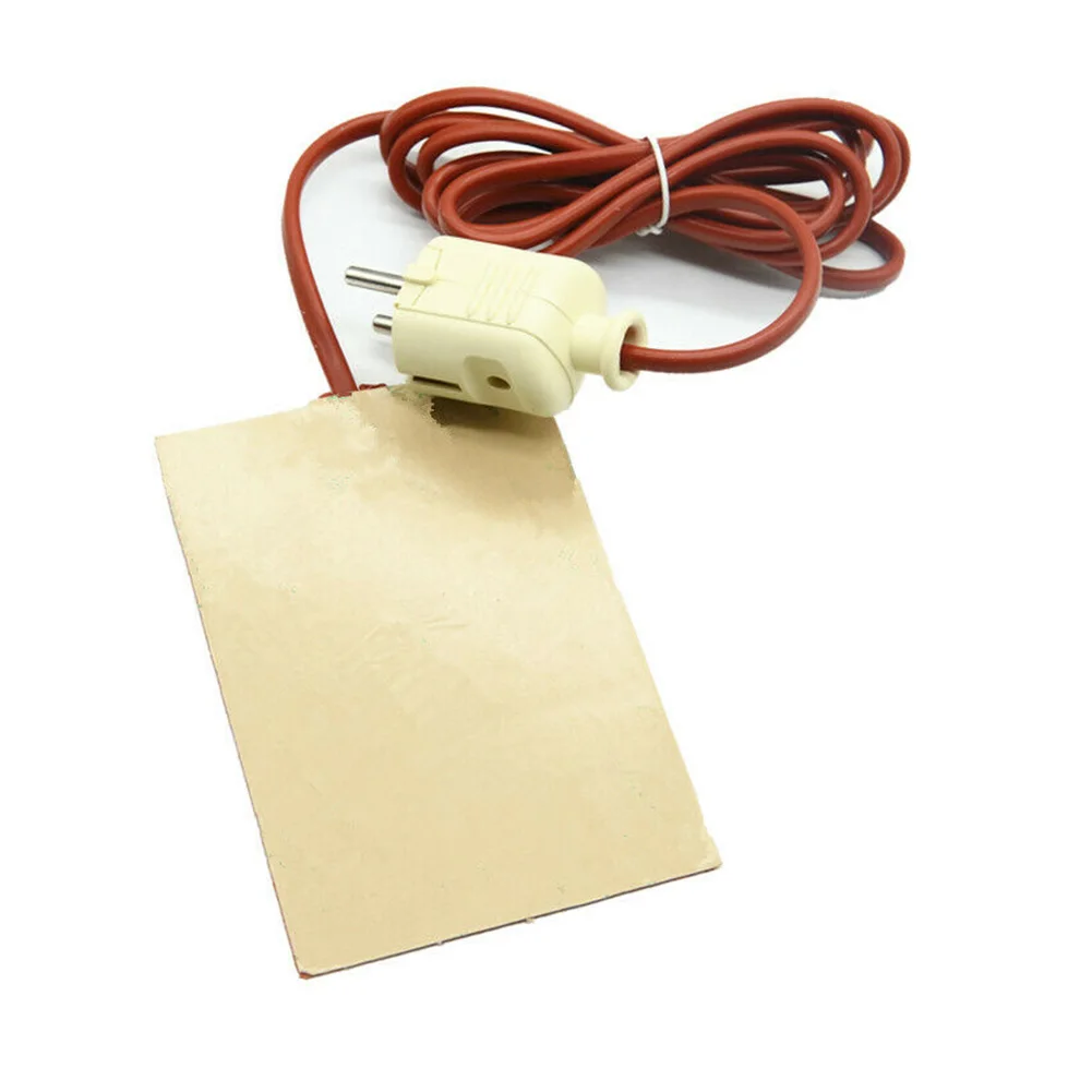 

75W Thermal Car Electrical Uniform Temperature Plate Flexible Hydraulic Tank Engine Heating Pad Tool Wide Use Universal