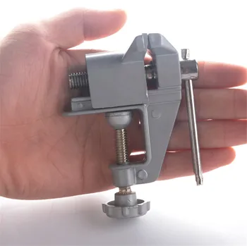 

Universal Bench Vise Table Screw Vise Aluminium Alloy Bench Clamp Screw Vise for DIY Craft Mold Fixed Repair Tool