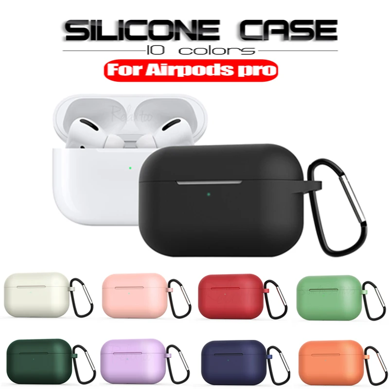 Силиконовый чехол для Airpods Pro беспроводной с Bluetooth apple airpods pro наушников защитный Air