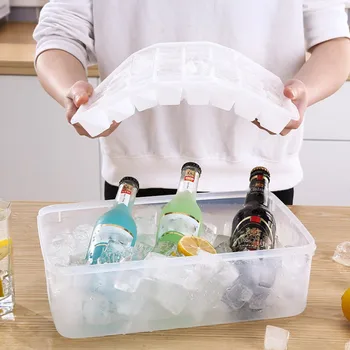 

35 Grid Transparent Ice Cube Mold Home Ice Grid Summer Creative Multi-Function Ice Tray Ice Cream Maker for Drinking Wine Beer80