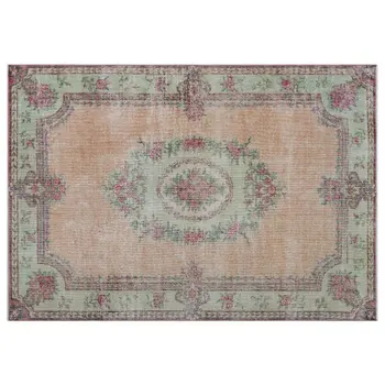 

Handmade Natural Vintage Turkish Area Rug 194x275 Cm-6'4''X9'0''