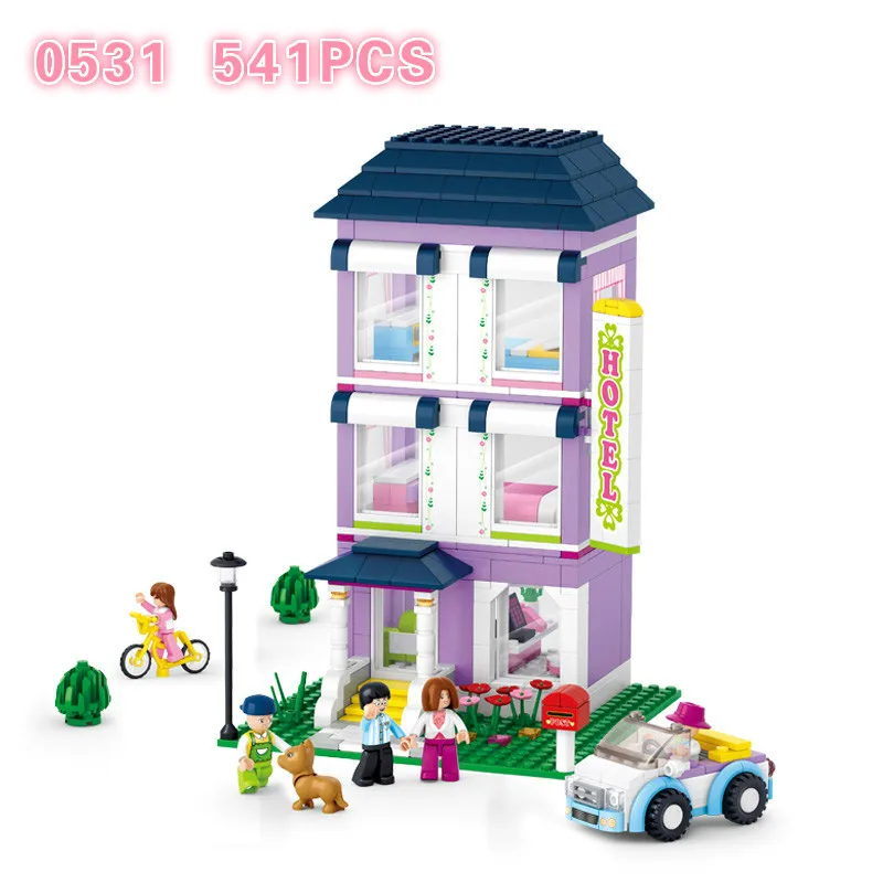 

Legoingly Friends Pink Dream Series Sunshine Model Building Blocks Sets Bricks Educational Toys for Children