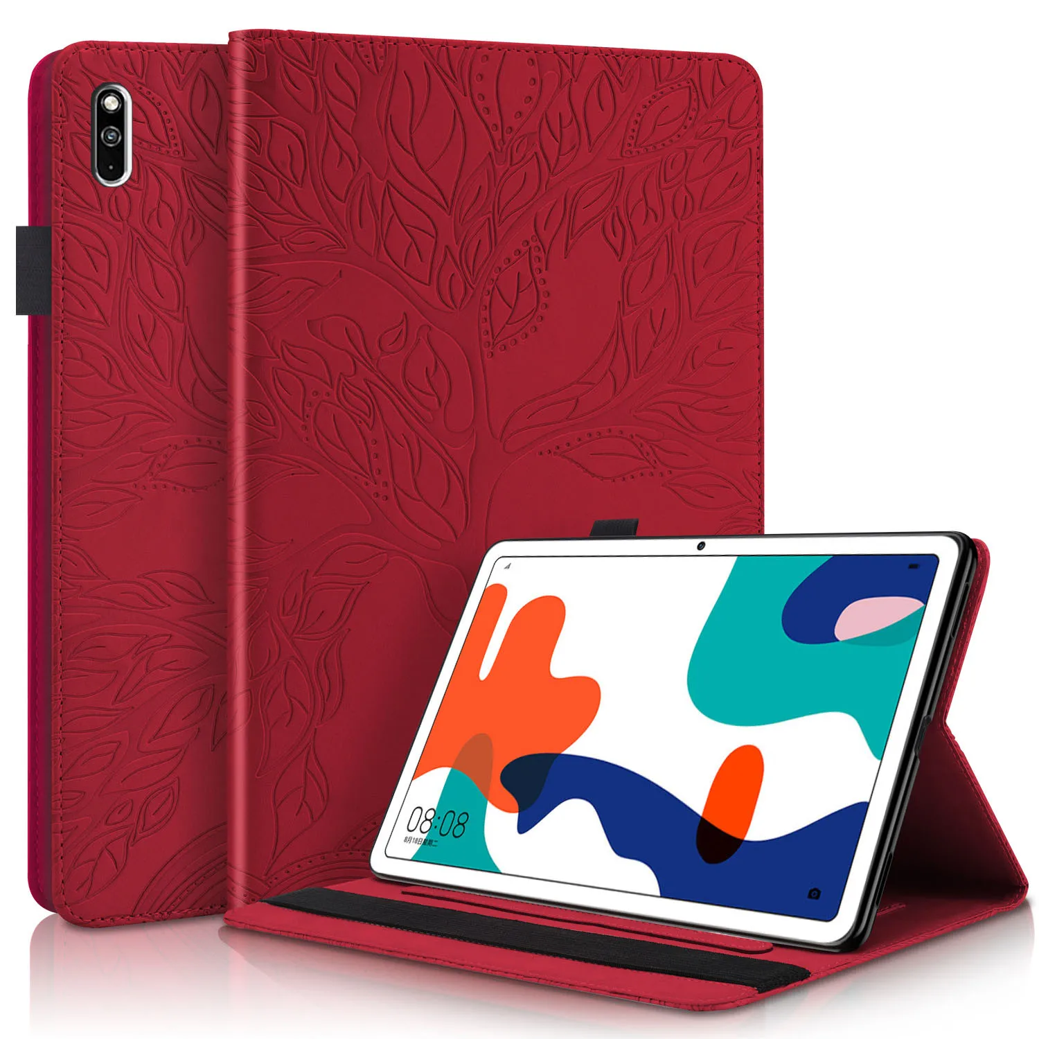 Premium Leather Stand Tablet Cover – Luxury Foldable Shell