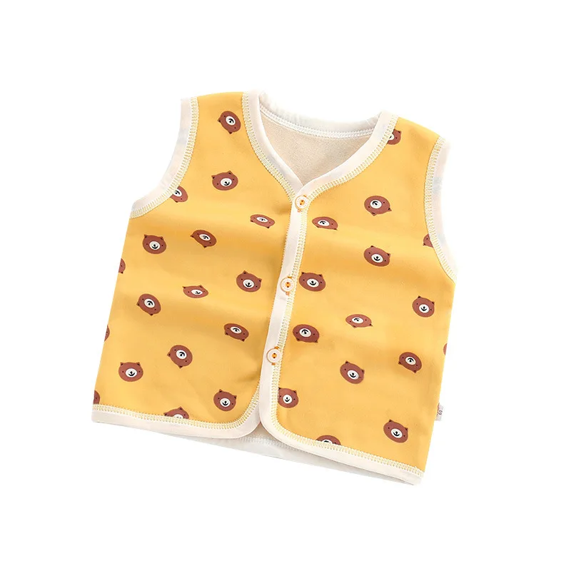 Baby Boy Girl Clothes Winter New Winter Kids Fleece Vest Children Warm Thick Cardigan Vests Infant Toddler Clothes