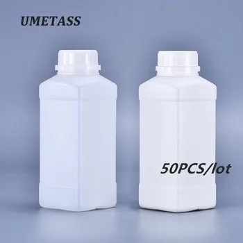 

500ML Empty Square bottle Leak-proof Cosmetic Containers Liquid Lotion paint storage bottles Food Grade 50PCS/lot
