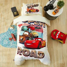 Дисней Маккуин Микки Эльза хлопковый комплект постельного белья для детской кроватки 3 шт. пододеяльник простыня наволочки для маленьких мальчиков и девочек 0,6 м кровать