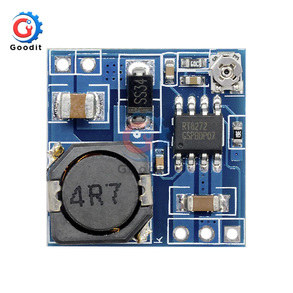 DC-DC Step Down Buck Converter Module Adjustable Power Supply For Aeromodelling Supply Converter Non-synchronous Rectification