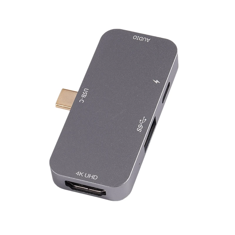Тип-C концентратор подходит для Apple MacBook адаптер зарядки PD USB-C компонентов HDMI 4-в-1 док-станция