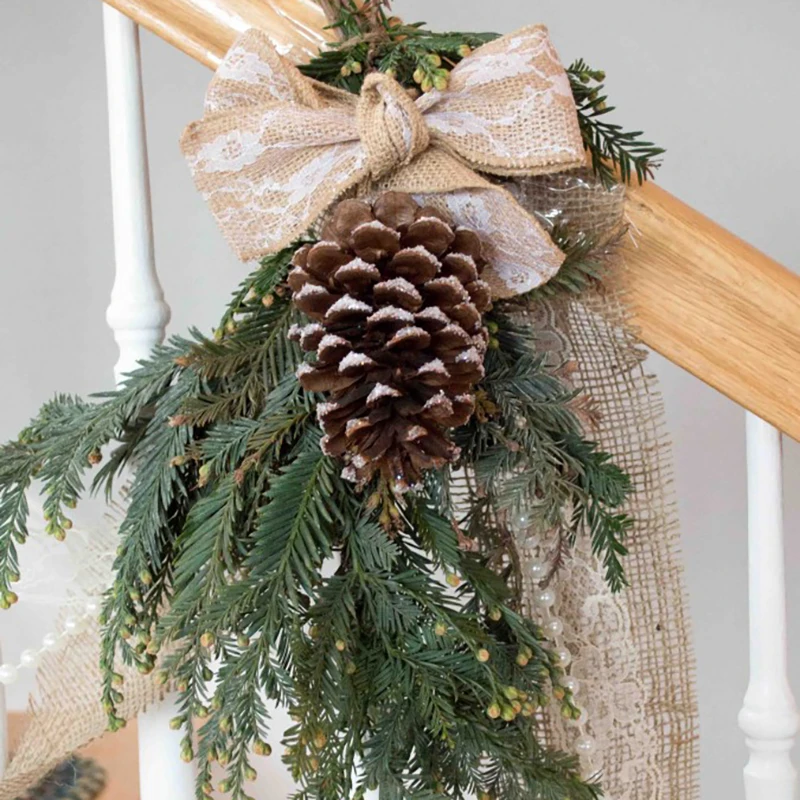 1-10pcs Natural Pine Nuts Fruit Dried Artificial Flower Pineapple Cones for Christmas DIY Garland Wreath Wedding Home Decoration