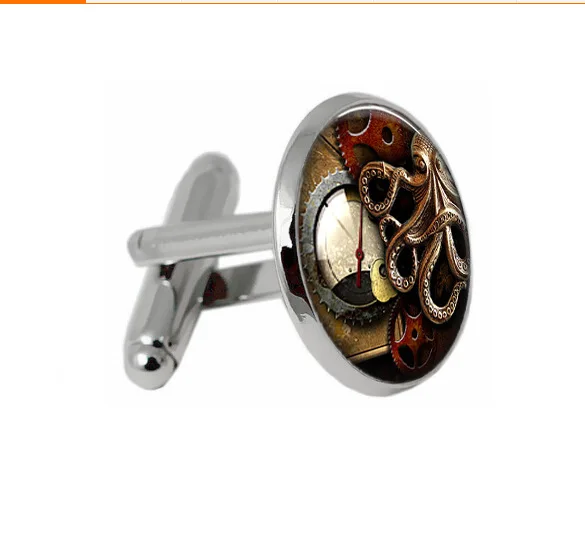 

Time Stone Cufflinks Europe And America New Style Retro Punk Gear Octopus EBay AliExpress Hot Selling Ck87