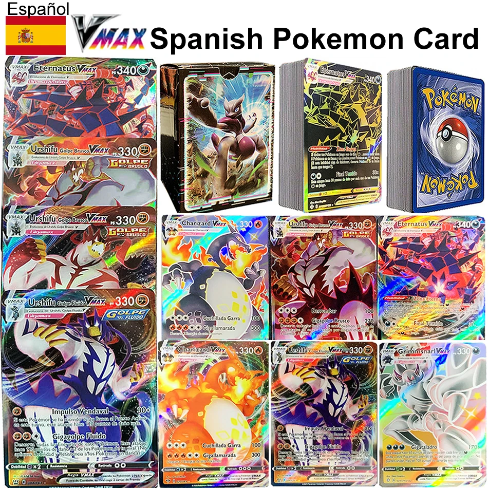 Spanish Pokemon Card Vmax V Box Spain Pokémon Shining Card Display