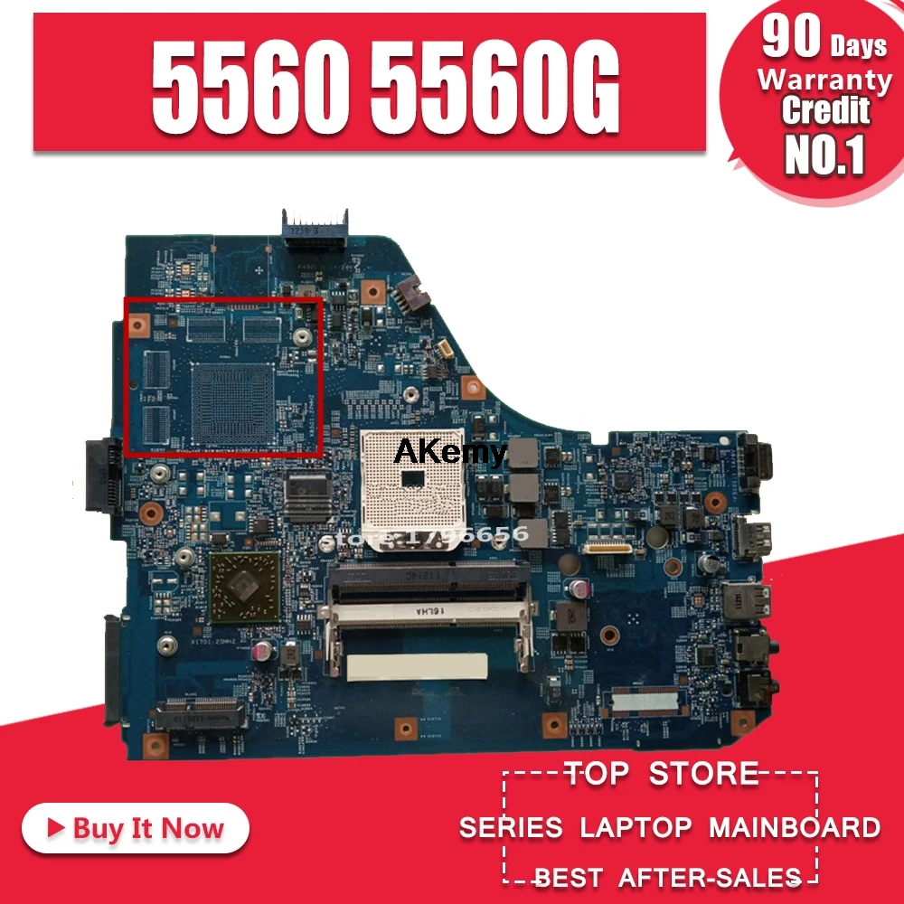  MBRNW01001 48.4M702.01M For Acer Aspire 5560 5560G Motherboard Main Board without video card chip T