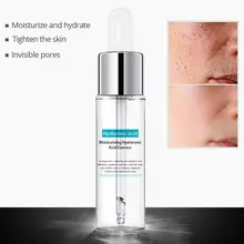 

15ml Face Essence Transparent Moisturizing Natural Extract Hyaluronic Acid Anti-Aging Shrink Pore Face Serum for Blackhead