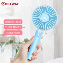COSTWAY Портативный Ручной USB вентилятор перезаряжаемый портативный мини-вентилятор вентиляция вентилатор вентилятор