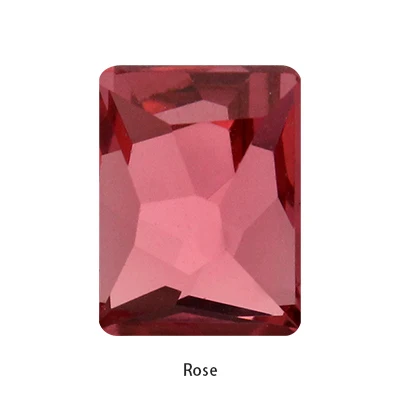 Высококачественные стеклянные стразы космический квадратный плоский задний Кристаллы Стразы для ногтей Flatback Стекло украшение из страз для украшения ногтей D - Цвет: Rose