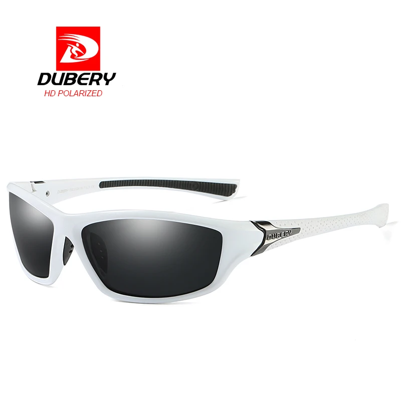 DUBERY Polarized Sunglasses For Men Retro Male Sun Glasses Mirror Mens Night Vision Goggles Shades Brand Designer Oculos - Цвет линз: C6