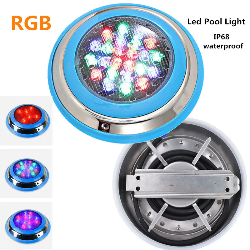 Ip68 Waterproof Led Light Swimming Pools For Family Rgb Led Underwater
