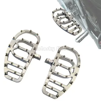 

1 Pair Wide MX Offroad 360° Roating Chopper Bobber Style Male Mount Foot Pegs Footrest Board Floorboard Suit For Harley