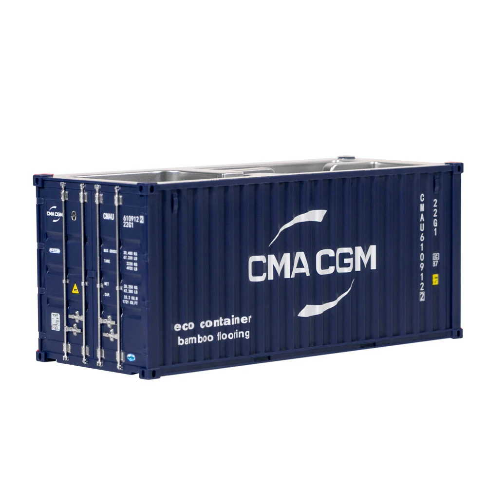 SUPER DEALS! 20ft Mini Shipping Container Model Toys Cargo Container Maritimo Diecast Container Ship Box Pen Holder Office Gifts Custom LOGO