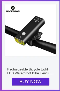 Perfect ROCKBROS Bicycle Light Waterproof 5 Modes Side Warning Night Riding Equipment Power Bank USB Rechargeable MTB Cycling Flashlight 36