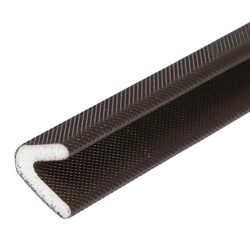 Weather Stripping For Door/Windows X 26 Feet Long V Shape Adhesive Strip Door Frame/Windows Frame Seal Brown | Обустройство дома