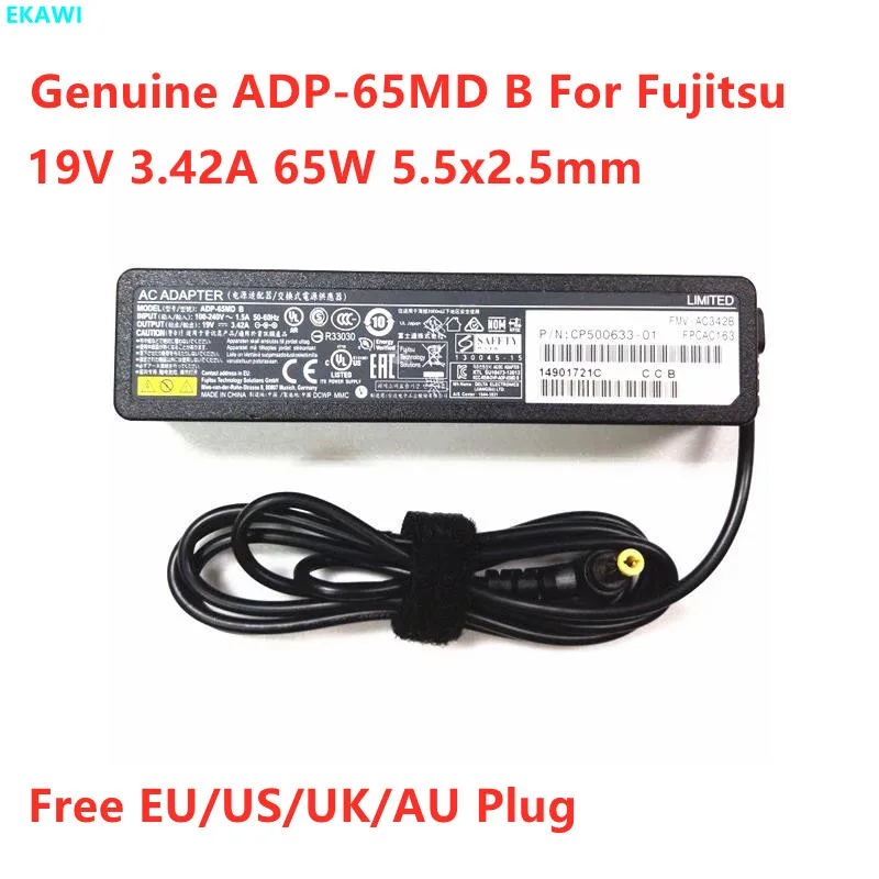 Оригинальное зарядное устройство для ноутбука Fujitsu Lifebook U554 E753 UH552 U772 C44 | Адаптеры для ноутбуков -1005002070986973