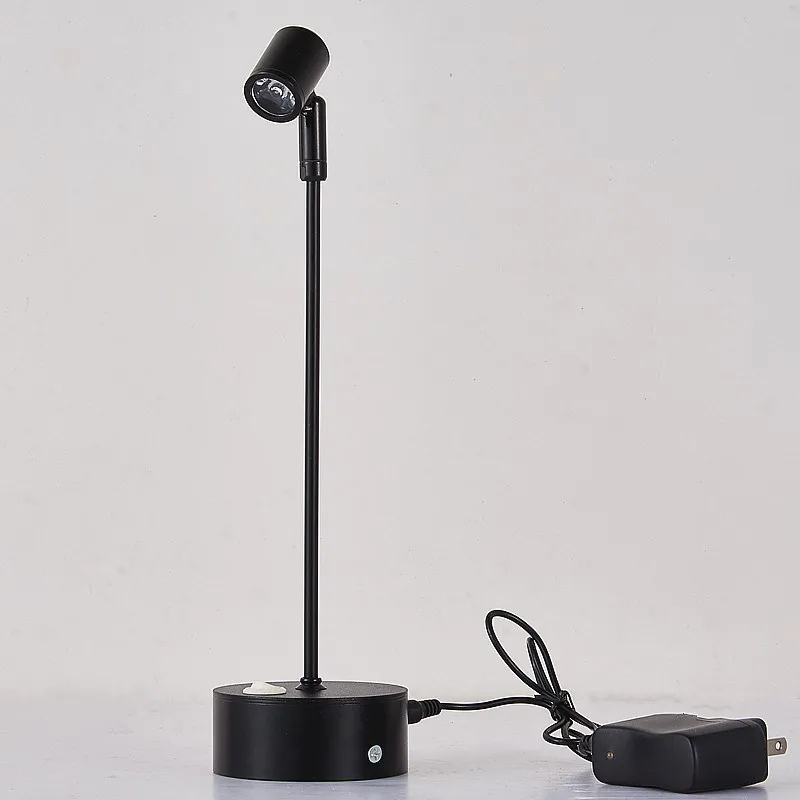 Светодиодный перезаряжаемый ювелирный дисплей светильник витрин 3 Вт витрина