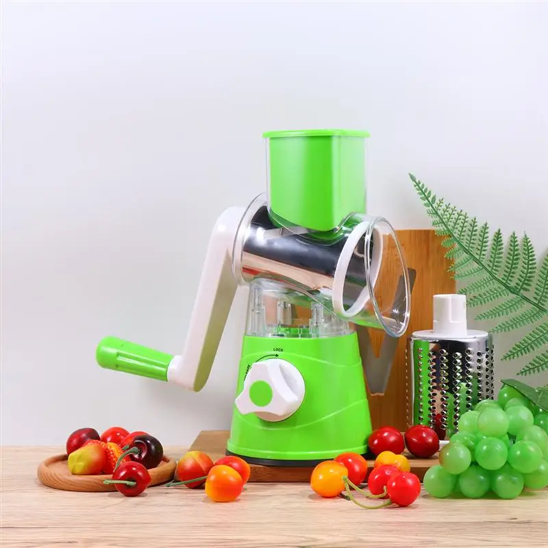 

1pc Kitchen Vegetable Slicer Machine Multifunctional Slicer Stainless Steel Hand Cylinder Vegetable Cutter Kitchen Accessories