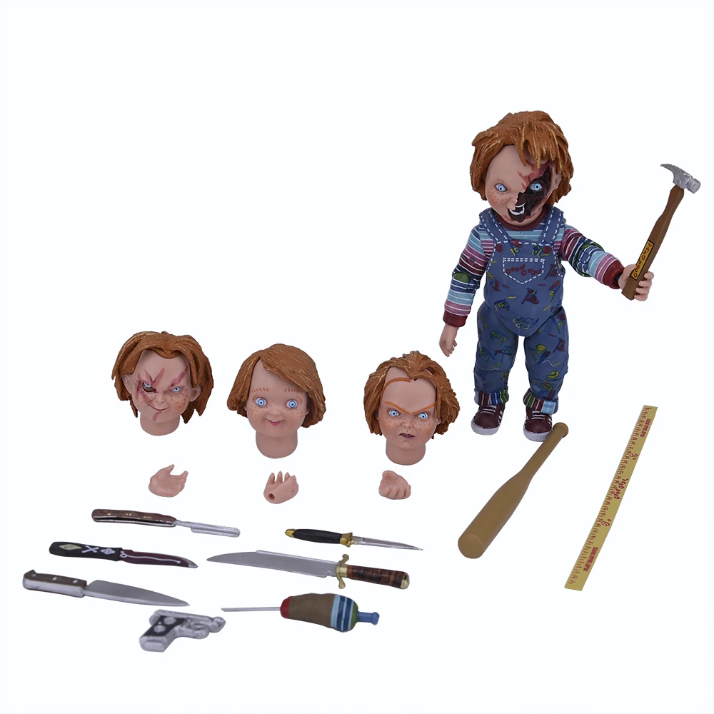 Tronzo Neca страшная фигура детская игра Чаки подвижная ПВХ фигурка страшная фильм Невеста Кукла Чаки игрушки подарок на Хэллоуин