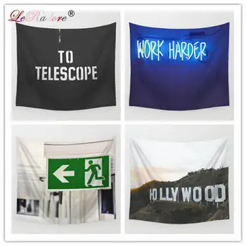 

LeRadore 2018 New Polyester Wall Cloth Wall Tapestry Hangings Street Pattern Picnic Towel Home Decorative Textiles Drop Shipping