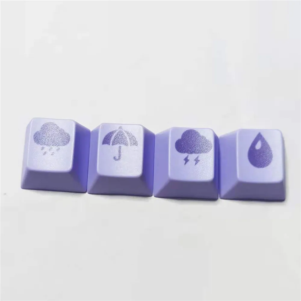 

4pcs PBT Keycap Modifier Key Replacement for Mechanical Keyboard R4