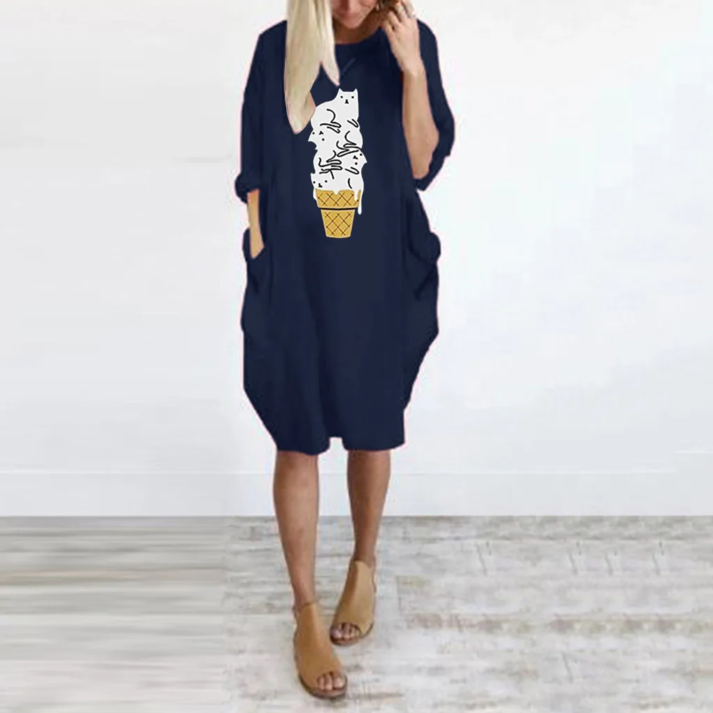 

Coat women's sweatshirt худи hoodies толстовки sports Leisure Jumper Mini Ladies Oversized Baggy Long Sleeve Pocket Dress h4