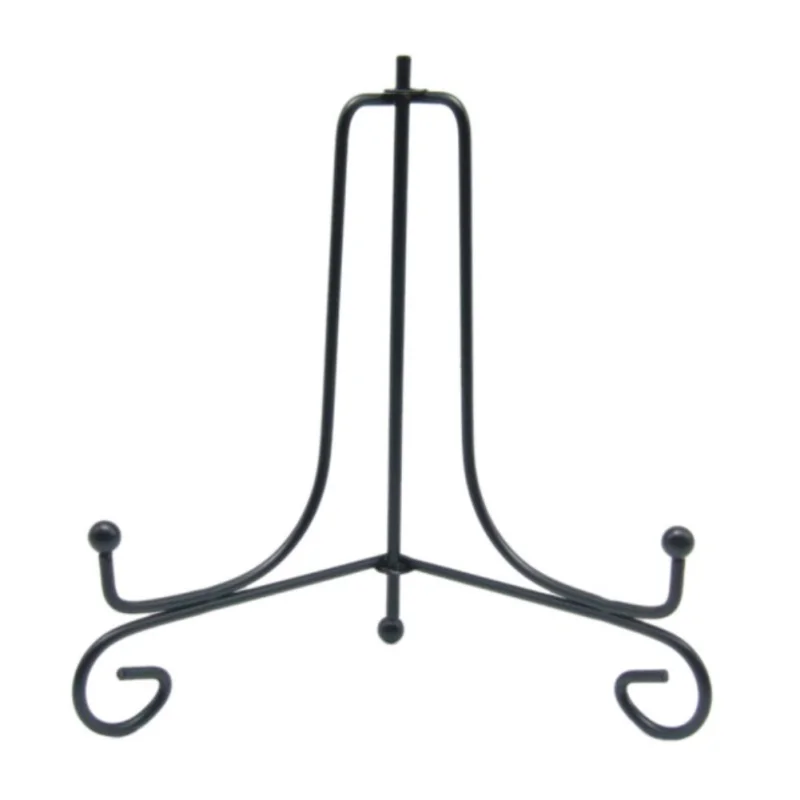 Iron Display Stand Folding Photo Frames Display Cookbooks Easel Plate Tablets Holder Stand For Home Decoration