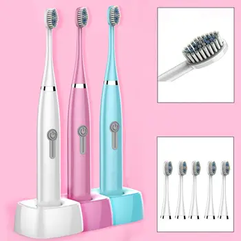 

Adult Wireless Charging Battery Operated Waterproof Sonic Electric Toothbrush