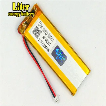 

1.5MM 2pin connector 3.7V 402565 1000mAh Rechargeable lipo li-polymer battery for MP3 MP4 MP5 small toys Bluetooth stereo
