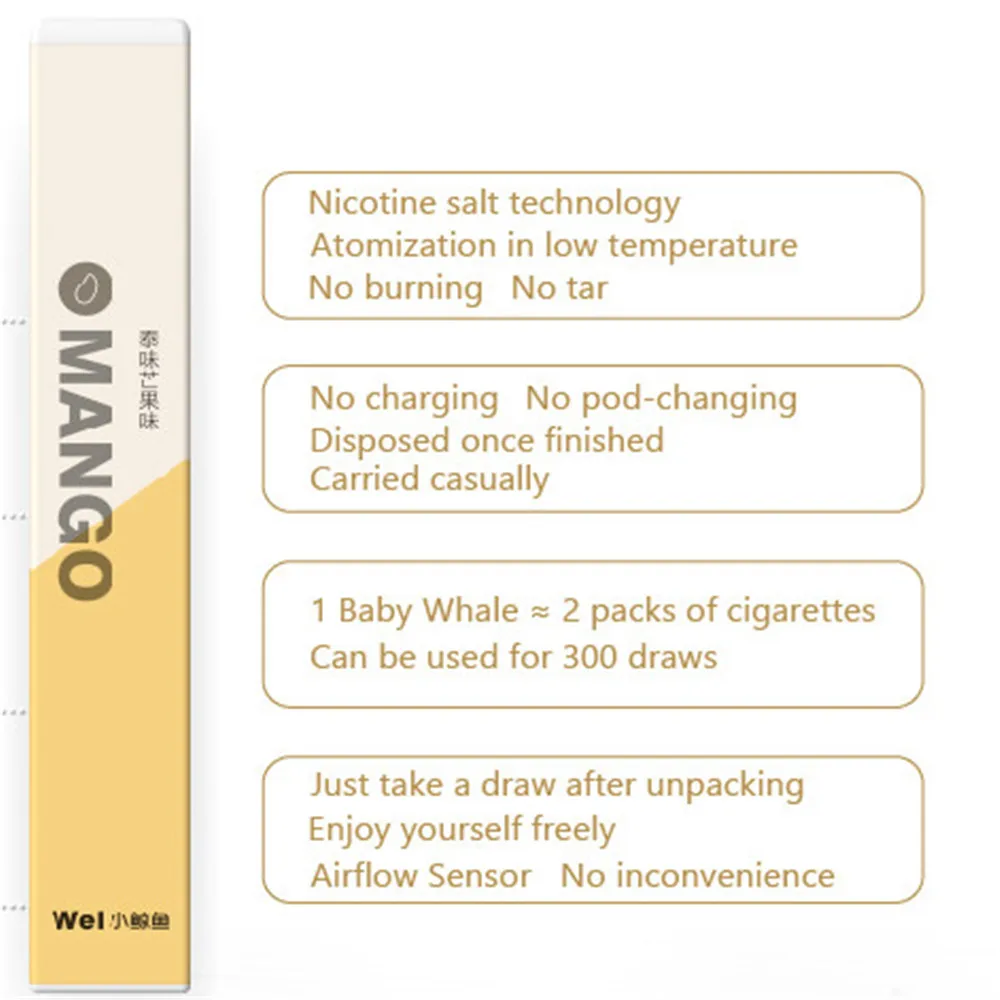 Новый запас Wel детский КИТ 1 5 мл Pod стартовый набор одноразовые Vape электронные