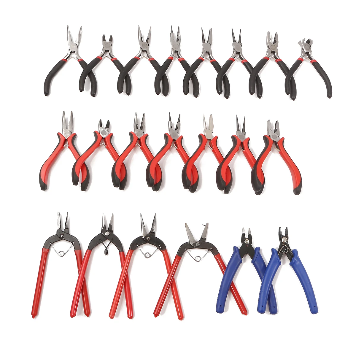 13pcs/set Jewelry Making Pliers Set Stainless Steel Needle Nose Pliers