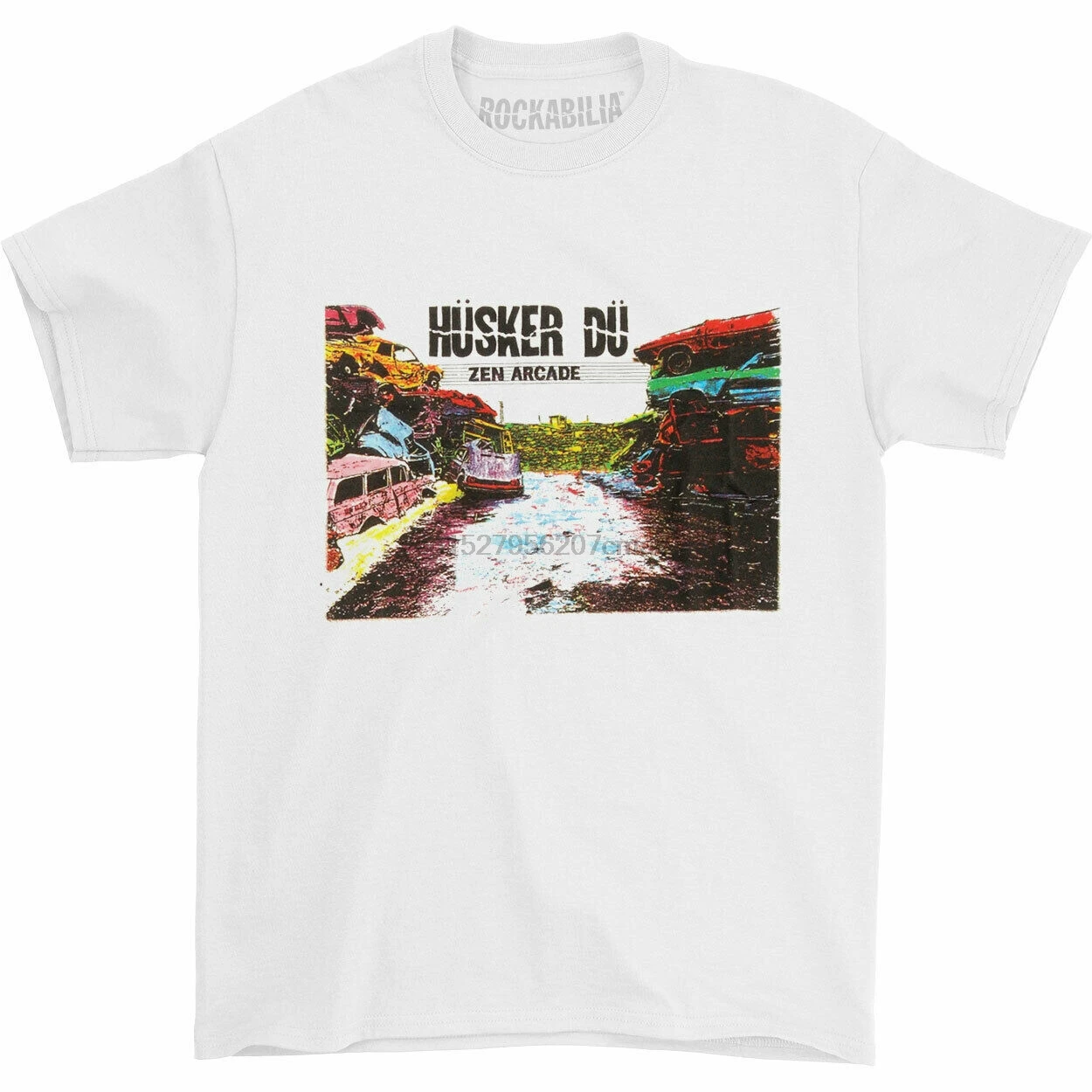Белая футболка Husker Du Men - Zen Arcade (1) | Мужская одежда