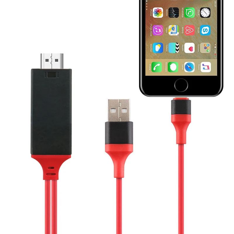 Кабель HDMI со штекером HD 1080P видео преобразователь USB цифровой Аудио адаптер для