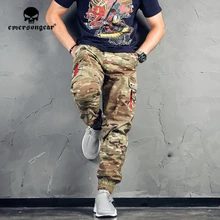Emerson emersongear, модные, с завязками на лодыжках, тактические, стильные штаны, Мультикам, брюки, уличный стиль, уличные, военные штаны, красная молния