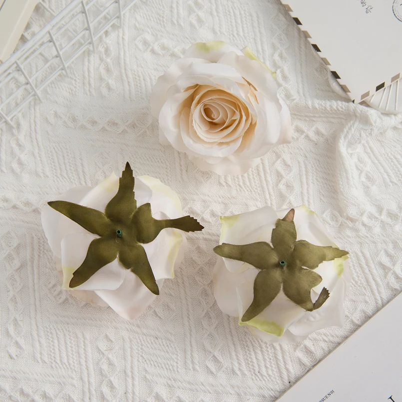10PCS Künstliche Blumen Großhandel Seide Gefälschte Rosen Valentinstag Dekoration Hause Zimmer Hochzeit Kranz Braut Zubehör Geschenk Box – Detail 6