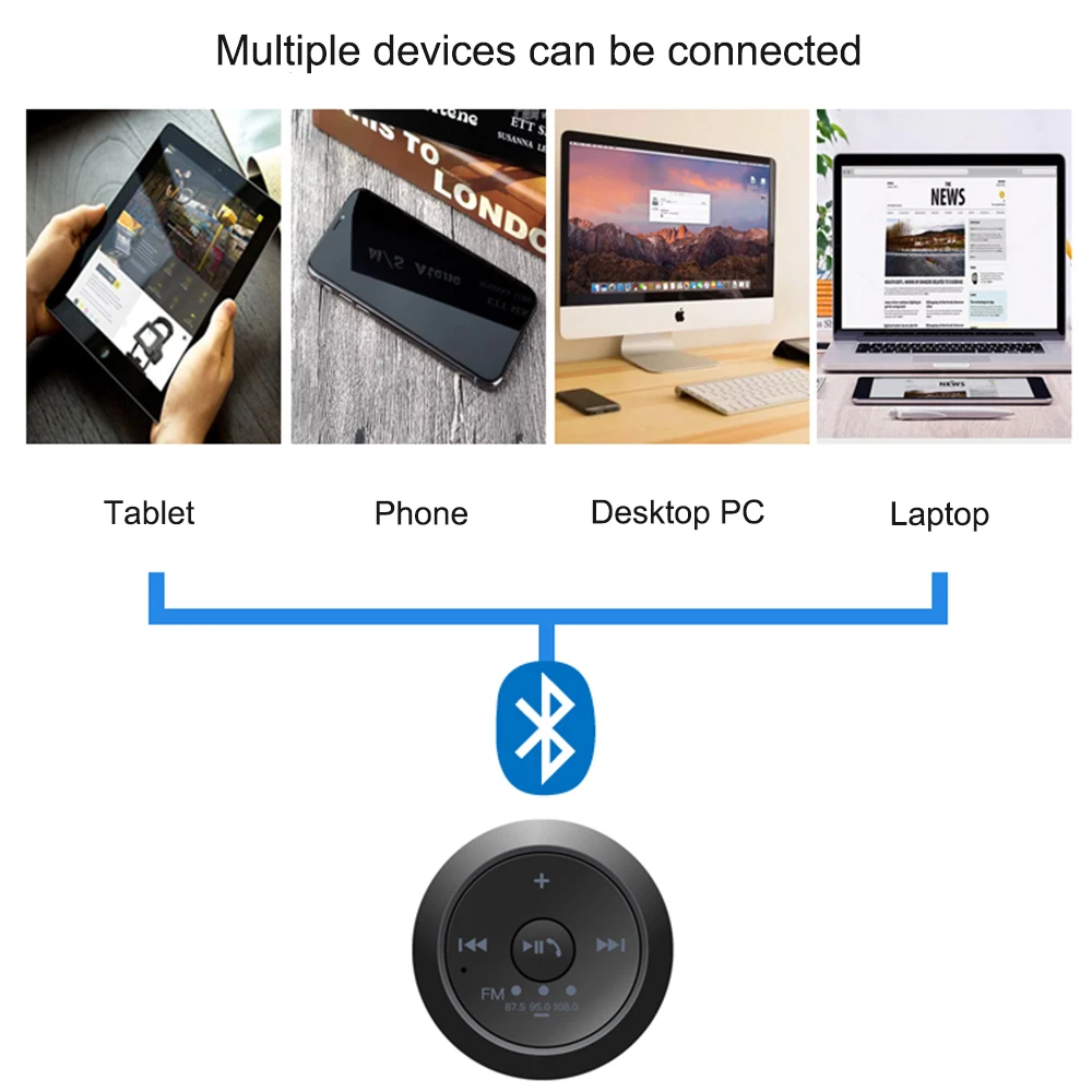 JINSERTA беспроводной 3,5 мм Bluetooth V5.0 приемник автомобильный MP3-плеер Музыкальный Аудио приемник адаптер Hands-free In-car A2DP набор для трансляции