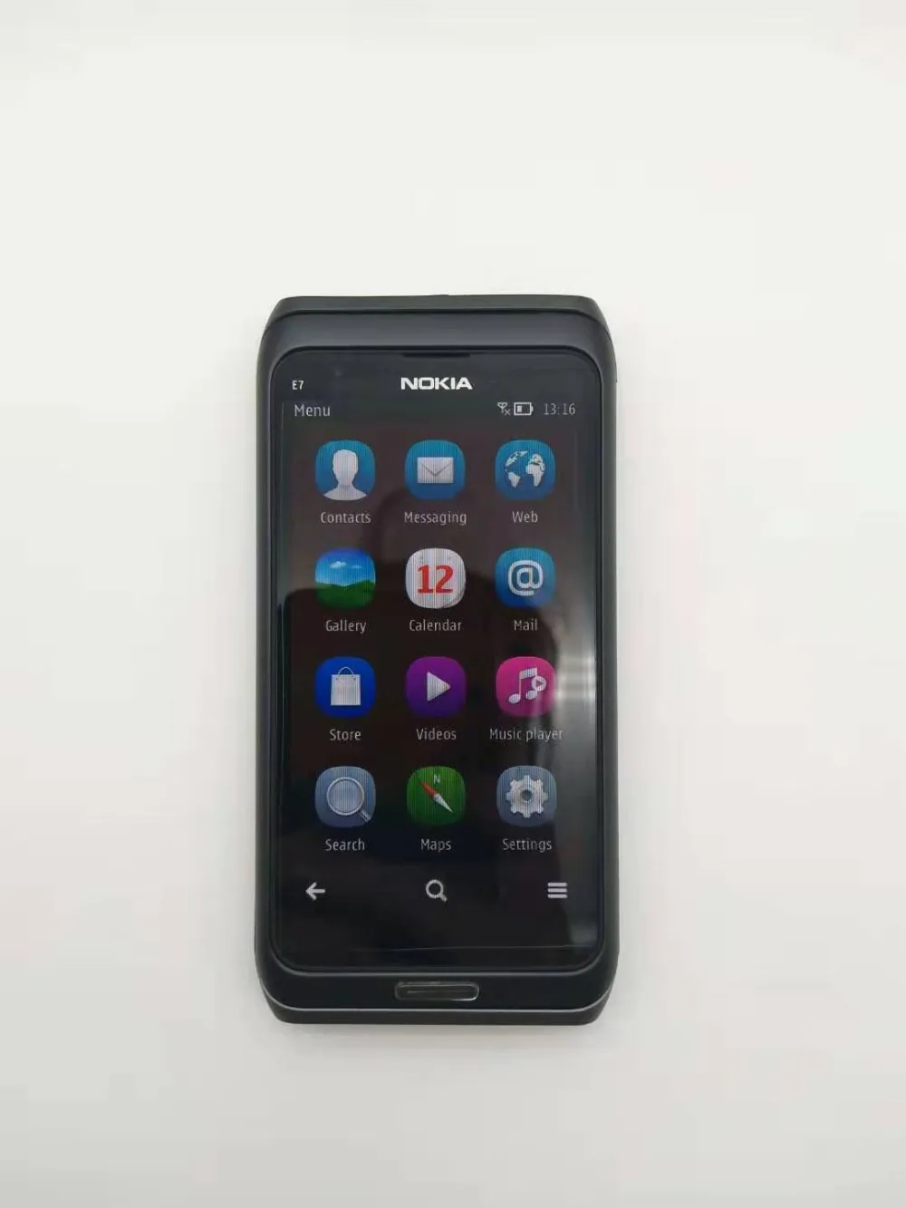 Nokia E7 разблокированный GSM 3g мобильный телефон wifi gps 8MP QWERTY Английский Арабский Русский Клавиатура Восстановленный