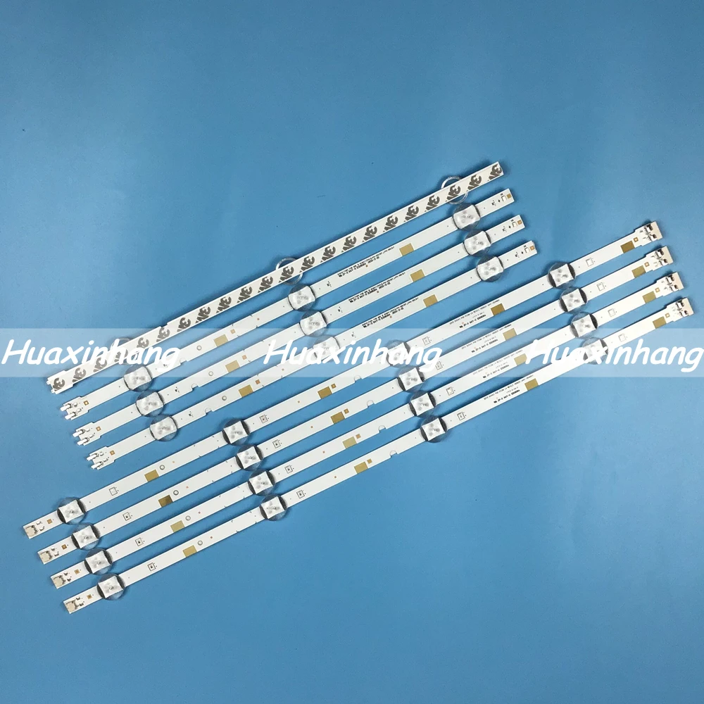 Новый комплект 8pcs светодиодные полосы для Samsung UN43J5200 2015 SVS43 FCOM FHD V5DN-430SMA-R1 V5DN-430SMB-R1