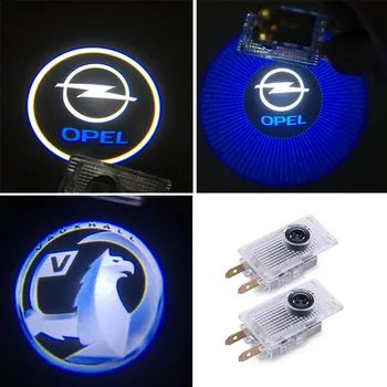 

2Pcs LED Car Logo Door Welcome Light Projector Laser lamp For Opel Insignia 2009 2010 2011-2018 opel logo lights opel logo led