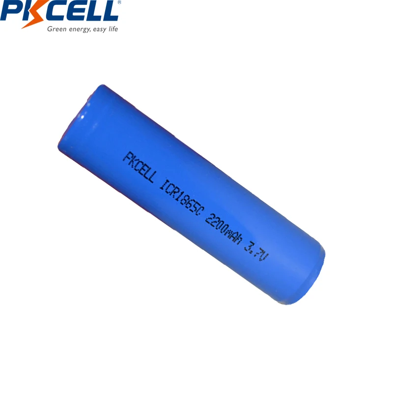 PKCELL 3,7 V 2200MAH литий-ионный 18650 литиевые аккумуляторные батареи ICR 18650 2,2 AHfor фонарик - Цвет: 1PCS Battery