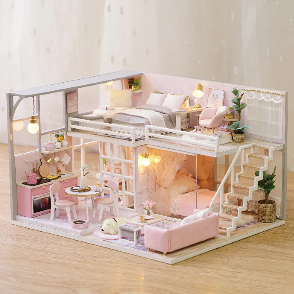 The Girlish Dream DIY 3D Miniature Dollhouse Kit